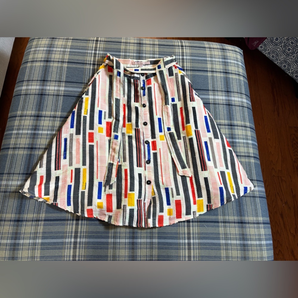 Anthropologie, Hutch, New, Willem Midi A-Line Belted Button Front Skirt SZ 0P - Picture 7 of 11